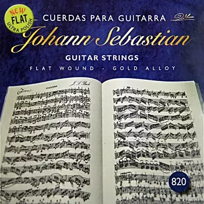 JOHANN SEBASTIAN Classical Guitar Strings Medium Tension - Flat Bronze Wound • $16.78