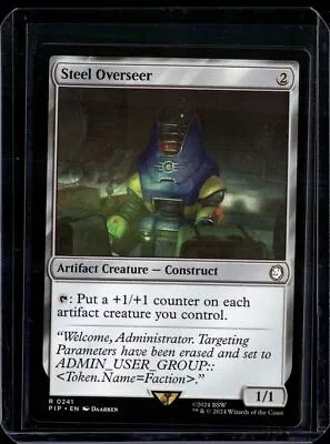Steel Overseer - 241 - PIP - NM - MTG Magic The Gathering • $0.99