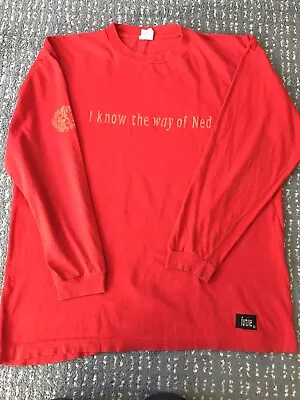 NED'S ATOMIC DUSTBIN - I Know The Way Of Ned Long Sleeve  Shirt XL • £40