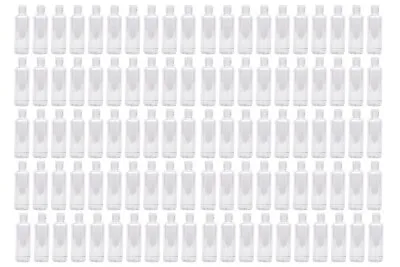 100 BULK - 100ML Empty Plastic Bottles+Flip Lids For Hand Gels & Lotion Travel • £35