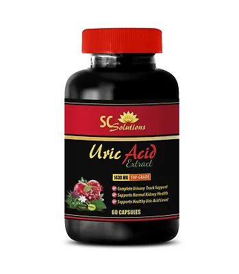 $19.25 • Buy Gout Relief Pills- Uric Acid Formula 1430mg - Antioxidant Fruit Blend - 1 Bottle