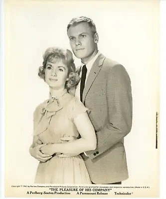 Vintage 8x10 Photo The Pleasure Of His Company 1961 Debbie Reynolds Tab Hunter • $14.99