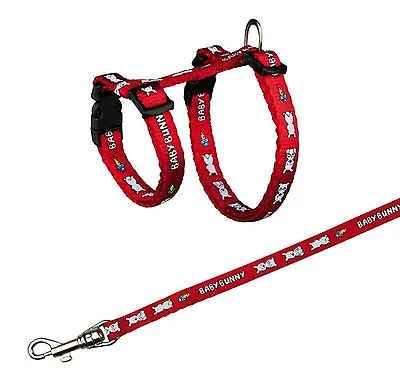 £7.20 • Buy Trixie Harness With Lead For Small Rabbits, Nylon, 20-33cm/8mm, 1.25m TX6265