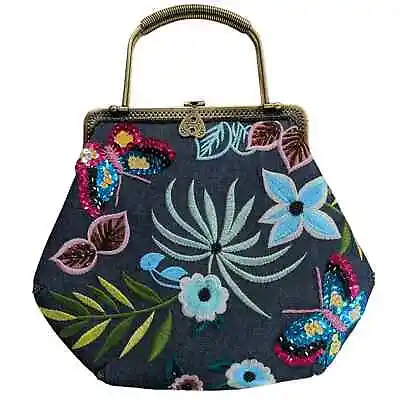 Beaded & Embroidered Vintage Style Handbag • $39.99