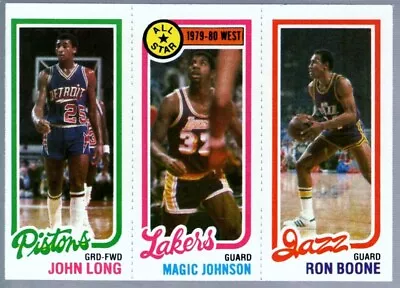 Magic Johnson John Long Ron Boone Rookie All-star #111 Rc Sp 1980 1980-81 Topps • $2.25