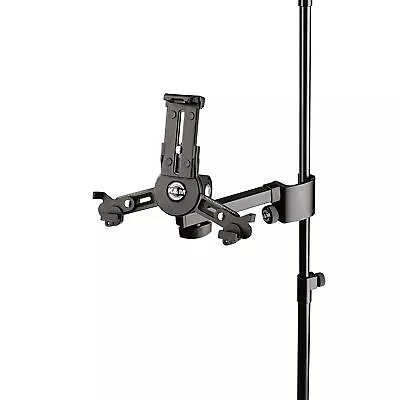 OB K&M Tablet PC Holder Black Music Stand With Clamp Screw 19796.000.55 • $80.99