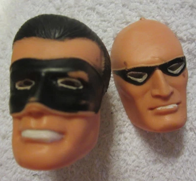 $24.83 • Buy 2 Lot Of Vintage Rare Lone Ranger Captain Action Toy Figure Mask 1960's,phantom