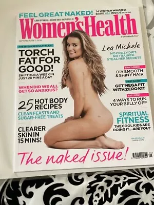 Lea Michele Women's Health UK The Naked Issue GLEE LIKE ESPN BODY NUDE CELEBS • $169.99