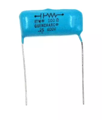 Quencharc 100 Ohms  0.25 UF 600v  Resistor-Capacitor RC Arc Suppressor Snubber • $5.96