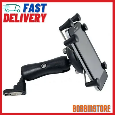 RAM Motorcycle Bike Handlebar Rail Mount X-Grip Holder Cell Mobile Phone GPS UK • £12.79