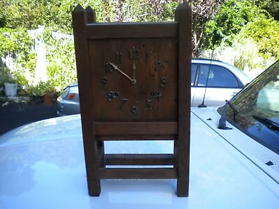 Sessions Antique Arts & Crafts Mission Oak Mantel Clock Stickley Era   • $799