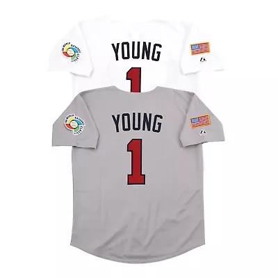 Michael Young 2006 Team USA World Baseball Classic WBC Home/Road Men's Jersey • $119.99