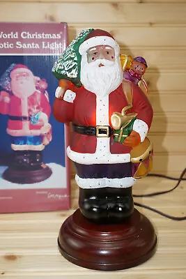 Merck Family Old World Christmas 1996 Patriotic Santa Santa Light (G62) • $88.88
