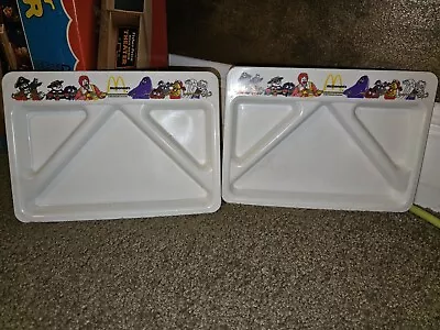 2 Collectible McDonalds Divided Tray  1987  • $16.99
