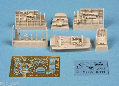 Resin WWII Italian Macchi C202 Folgore Cockpit For HASEGAWA 1:48 SBS 48017 • $16.50