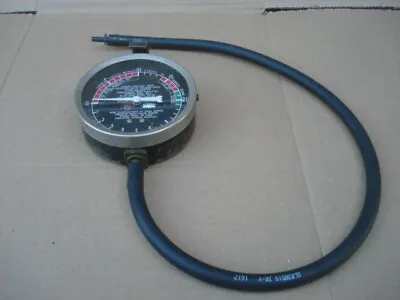 Vintage Hygrade Fuel Pump & Vacuum Tester 3-1/2  Face MADE IN USA • $9.99