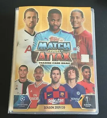 £150 • Buy Match Attax 2019/20 Complete Album Folder With 3 Gold- Stering Salah Aubameyang
