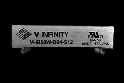 $59.99 • Buy V-Infinity VHB50W-Q24-S12 Isolated DC/DC Converter Module 12V 50W