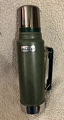 Stanley Aladdin Green Vacuum Bottle Thermos A-944DH 1 Quart Made In USA Vintage • $16
