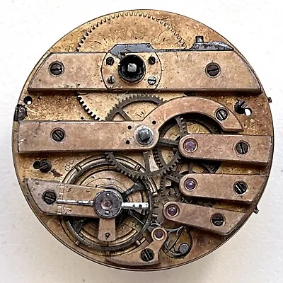 1860's Vacheron Geneve Keywind Watch Movement For Restore/Parts Lot 1055 • $325