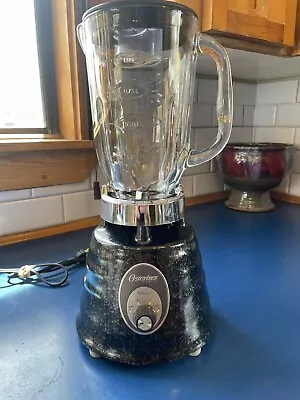 Vtg Osterizer Oster Classic Blender Black Retro Beehive Glass Pitcher 2 Spd 400W • $50