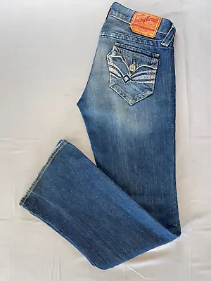 Lucky Brand 'Lil Maggie' Vintage USA Made Flap Pocket Stretch Denim Jeans. 2 GUC • $22.99