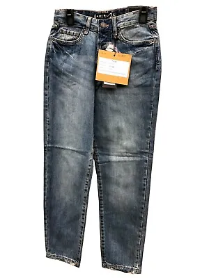 £6.99 • Buy Ladies EU Brand Slim High Waist Stone Wash Blue Push Up MOM Jeans 495
