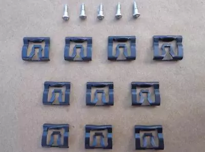 10 Vintage Glass Trim Clips! Fits 65&up Ford Torino Fairlane Mustang Mercury Etc • $8.95