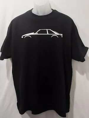 Ford Mustang GT Foxbody Hatchback Silhouette T-Shirt  Fastback 302 5.0 UP TO 6XL • $16.95