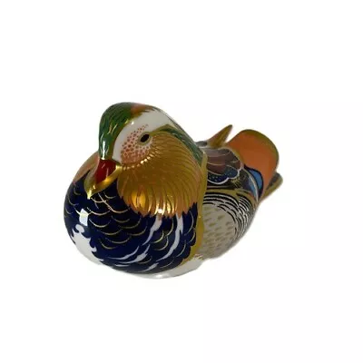 Royal Crown Derby 1st Quality Mandarin Duck Paperweight • £65