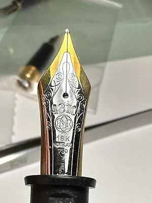 Montblanc Meisterstuck 149 Fountain Pen 18k 750 Gold Nib # 27779 For Repair • $225