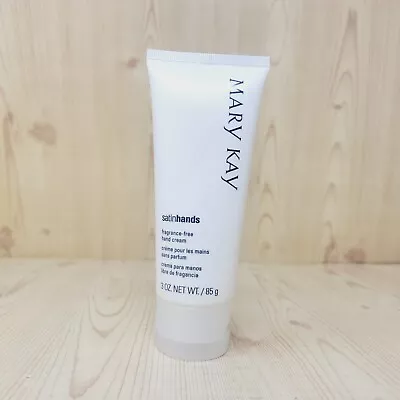 Mary Kay Satin Hands FRAGRANCE FREE Hand Cream 3 Oz. FULL SIZE/FREE SHIPPING • $14.97