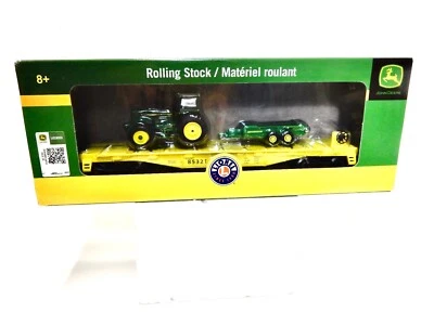$123.38 • Buy Lionel John Deere Flatcar With Tractor Load -Spreader - O Gauge Freight Car-New!