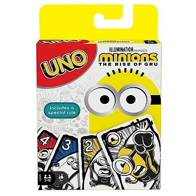 Mattel Uno Minions The Rise Of Gru Card Game Brand New Sealed Mattel Games • $15.95