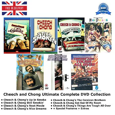 Cheech & Chong Ultimate Complete Collection  + Special Features Sealed UK R2 DVD • £67.99