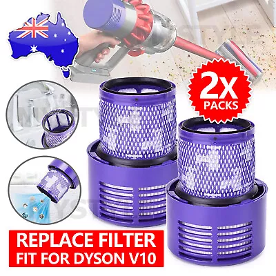 2 Pack For DYSON V10 Filter Genuine Cyclone Animal Absolute Total Clean Washable • $12.85