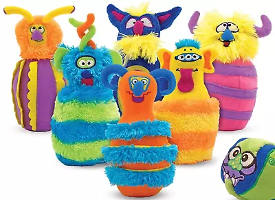 Melissa & Doug Monster Bowling.  6 Wacky Plush Pins 1 Silly Ball And Bag • $21.99