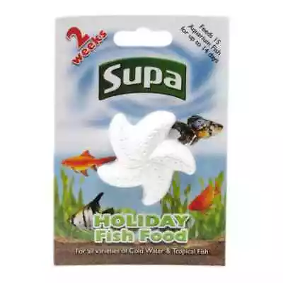 Supa Vacation 2 Week Feeds 10/15 Fish Holiday Food Aquarium Feeding Block 210 • £3.99