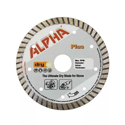 Alpha DA05A Plus 4-1/2  Dry Cutting Diamond Blade Japan • $24
