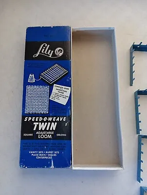 Vintage LILY Speed-O-Weave Square & Oblong Loom ART 817 • $29.97