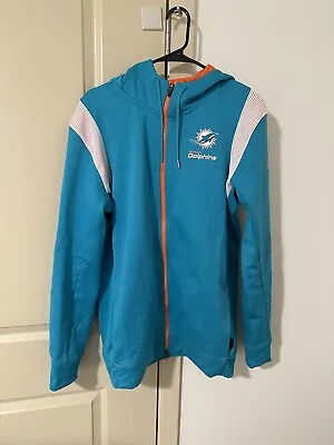 Miami Dolphins Full Zip Hoodie Nike Size Large - New W/O Tags • $60