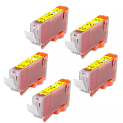 5 YELLOW Replacement Printer Ink For CLI-8 Canon MX850 MX700 MP500 MP610 MP830 • $7.80