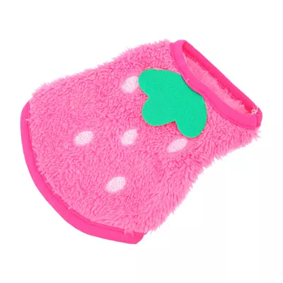  Pet Rabbit Clothes Coral Fleece Vest Tank Top For Girls Hedgehog Toy • £7.55