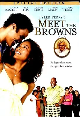 Meet The Browns DVD Tyler Perry's THE COMEDY MOVIE Tamela J. Mann Angela Bassett • $6.99