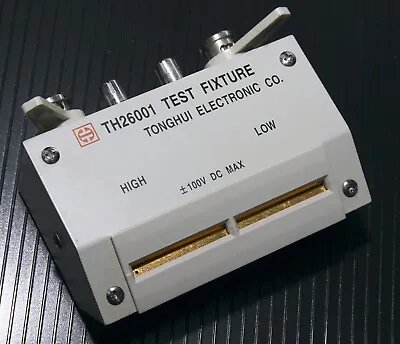 New Tunghui TH26001 Test Fixture LCR Meter Similar As HP Agilent 16038A 100V Max • $43.88