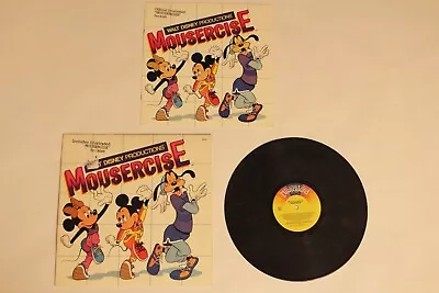 Walt Disney Mousercise Disneyland 62516 Vinyl Record LP  + Booklet • $8.99