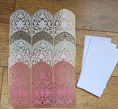Kanban 10 Foiled Oriental Panel Cards With Envelopes - New (1) • £3