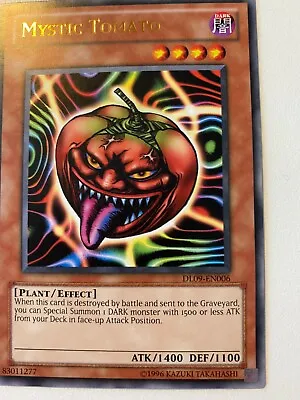 Yugioh Mystic Tomato DL09-EN006 Rare BRONZE NM • £4.95