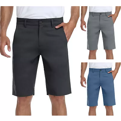 Men's Golf Shorts Lightweight Quick Dry Stretch Relaxed Fit Chino Work Half Pant • $18.99