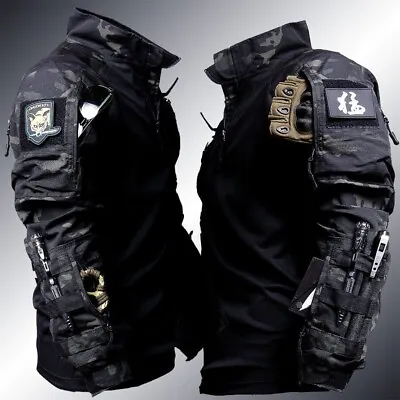 Tactical Clothes Military Army Uniform Airsoft Paintball Shirts Pants Set Solid • $49.99